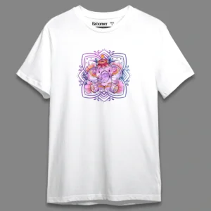 Diwali Special Ele- Regular T-shirt (Plain Back)