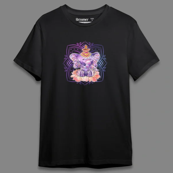 Diwali Special Ele Indie- Regular T-shirt (Plain Back) - Image 21