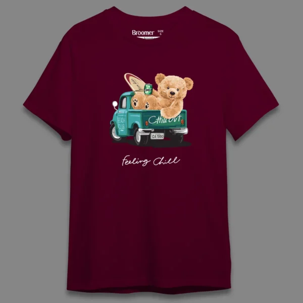 Feeling Chill Bear- Regular T-shirt - Image 21