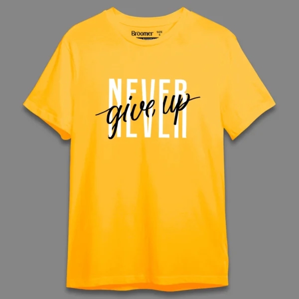 Never give up- Regular T-shirt - Image 16