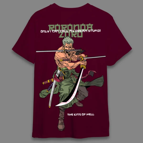 Roronoa Zoro- Regular T-shirt - Image 3