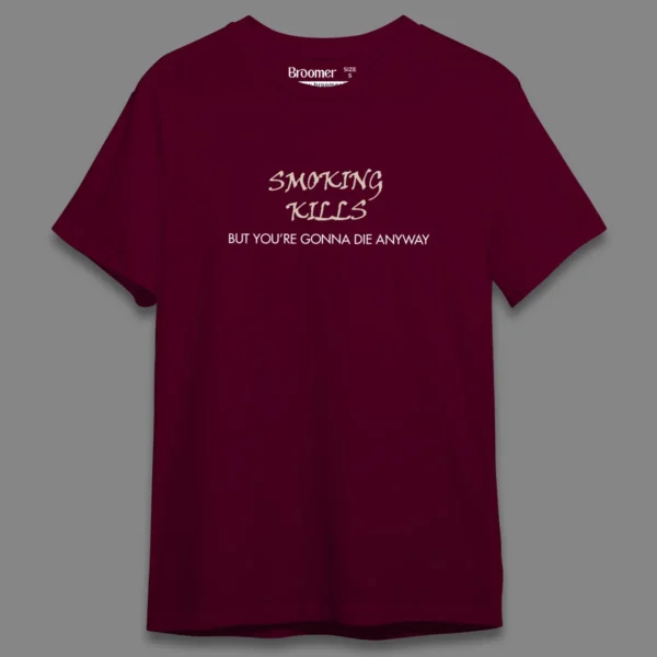 Smoking Kills- Regular T-shirt - Image 2