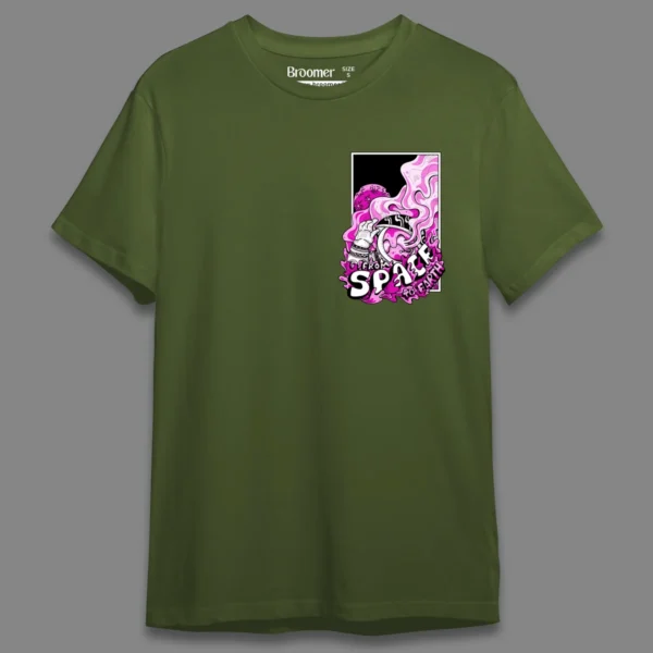 Space to earth Candy Pink- Regular T-shirt - Image 14