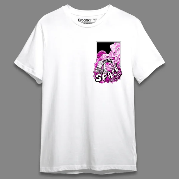 Space to earth Candy Pink- Regular T-shirt - Image 8