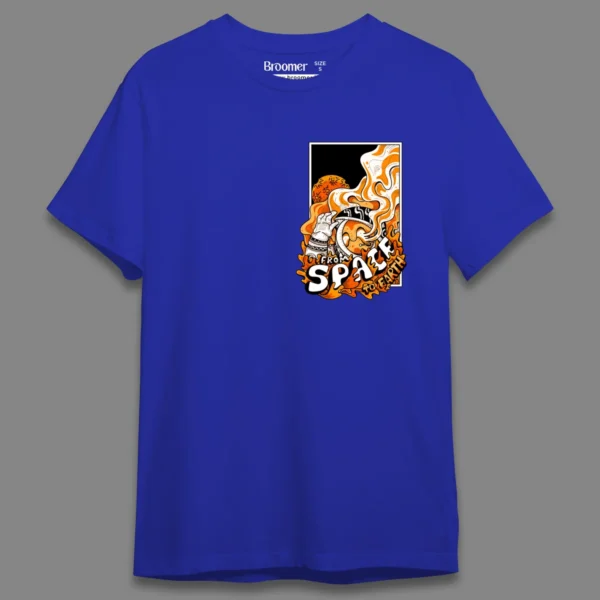 Space to earth Orange- Regular T-shirt - Image 6